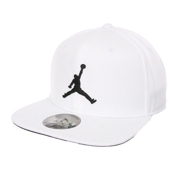Air Jordan Pro Jumpman Snapback Hat White brand new - Picture 4 of 5